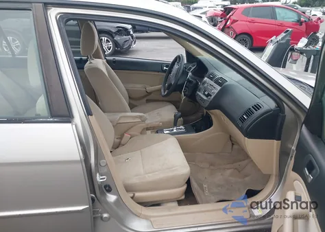 2005 Honda Civic Hybrid из США, поврежденный, VIN JHMES966X5S025904